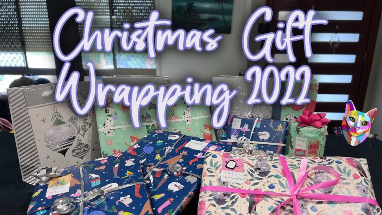 Wrapping-Christmas-Presents-2022-ASMR-No-Talking