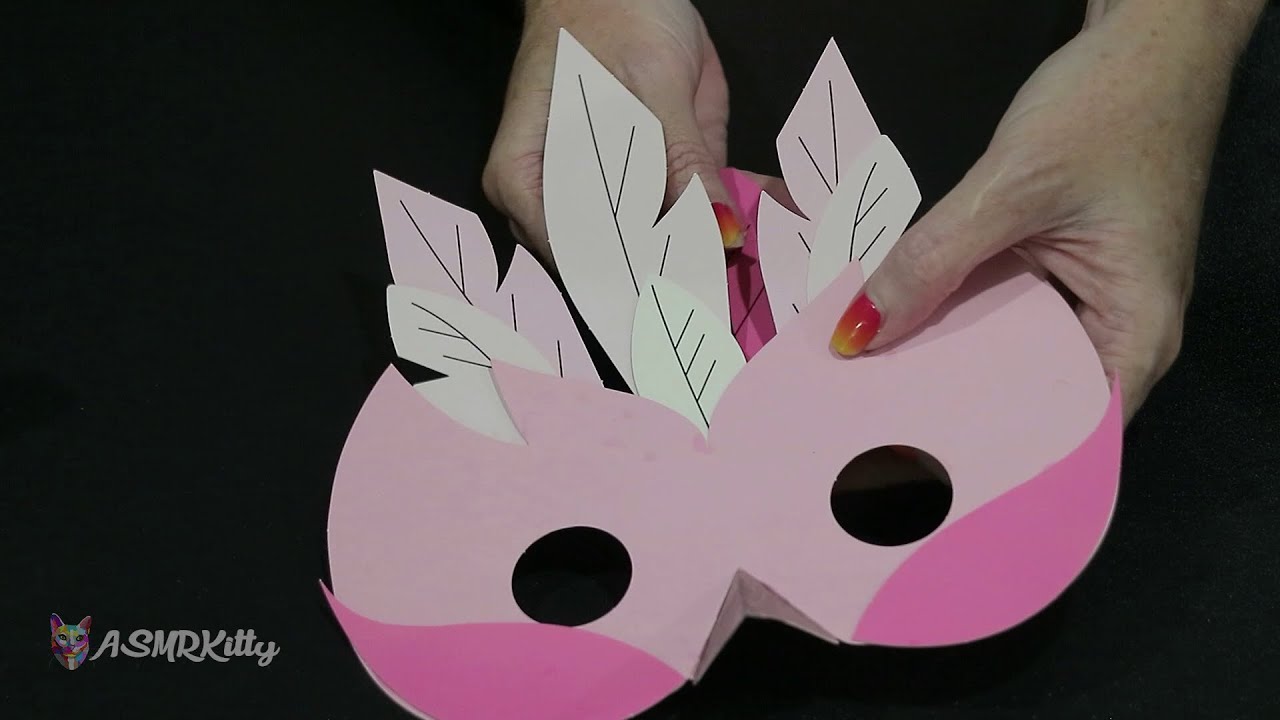 ASMR-Making-Australian-Bird-Masks-Art-amp-Craft-No-Talking