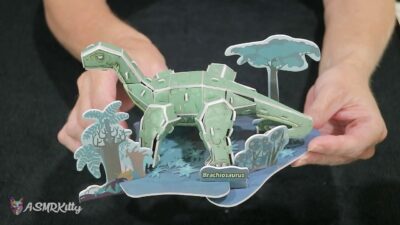 Cardboard-Dinosaur-Puzzle-ASMR-Art-amp-Craft-No-Talking